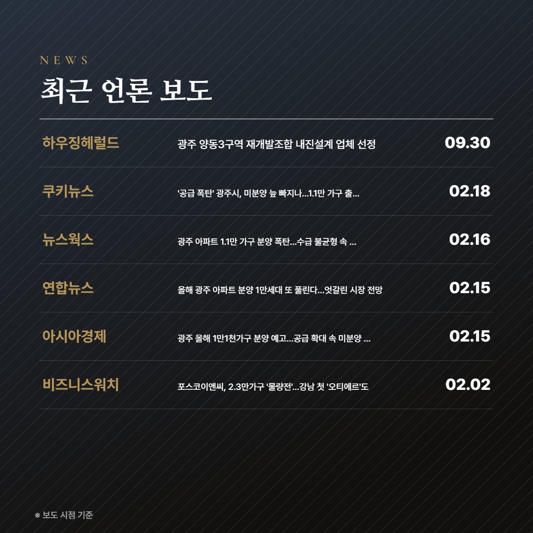 더샵 루미트리에 언론 보도 모음